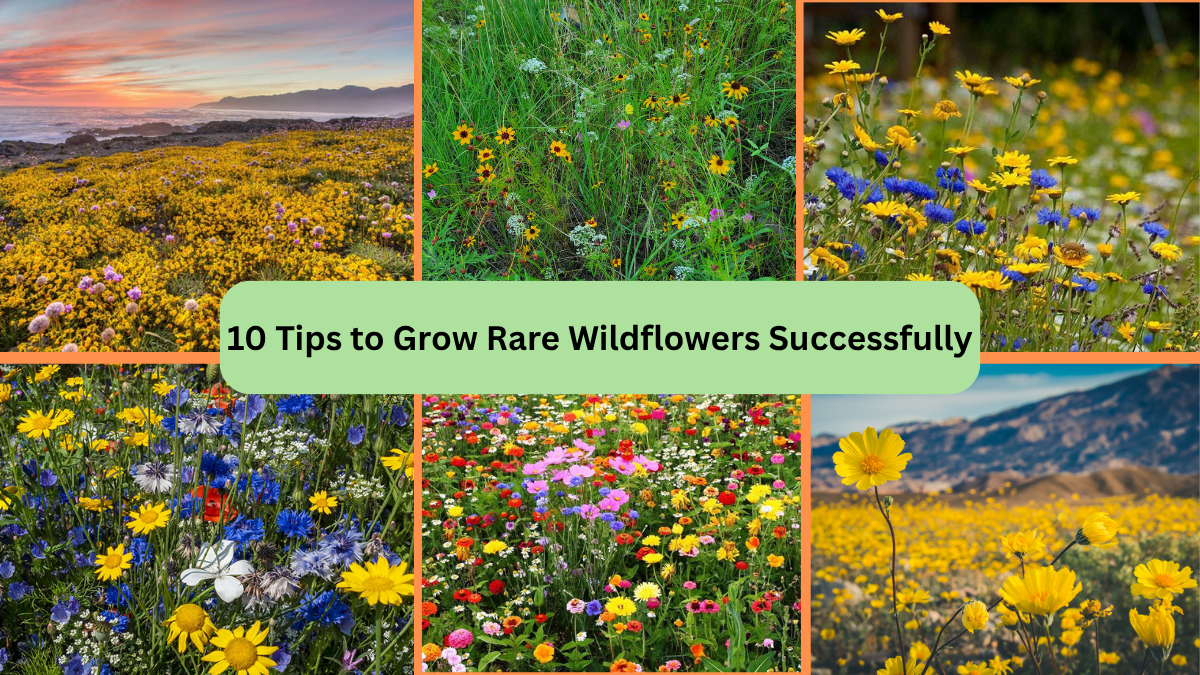 10 Tips to Grow Rare Wildflowers Successfully
