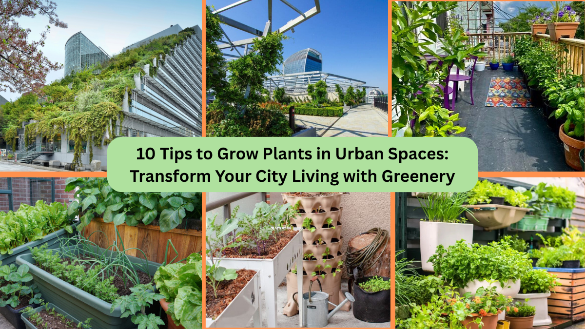 10 Tips to Grow Plants in Urban Spaces: Transform Your City Living with Greenery