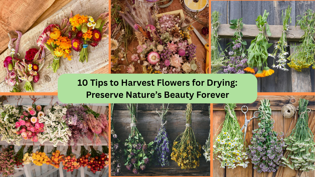 10 Tips to Harvest Flowers for Drying: Preserve Nature’s Beauty Forever