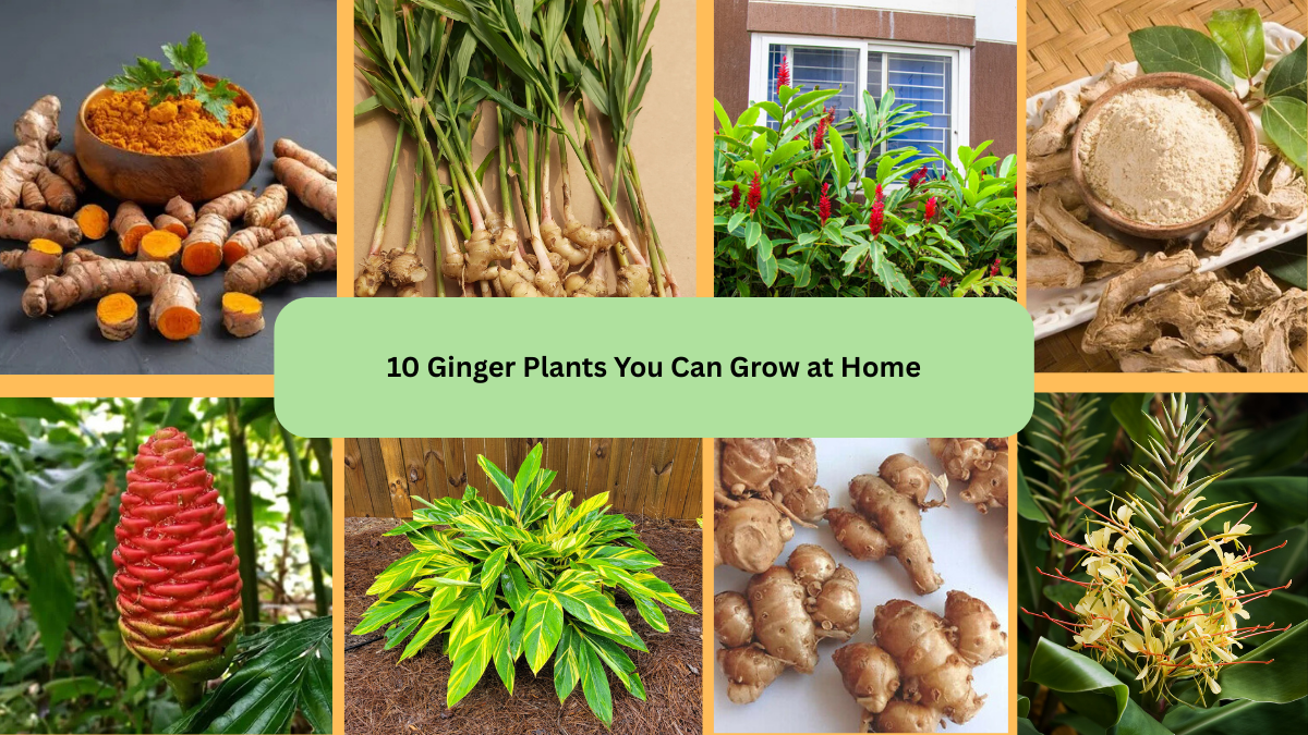 10 Ginger Plants You Can Grow at Home