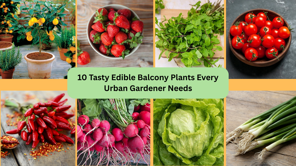 10 Tasty Edible Balcony Plants Every Urban Gardener Needs