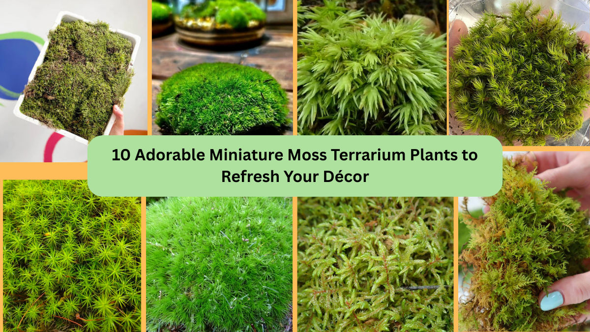 10 Adorable Miniature Moss Terrarium Plants to Refresh Your Décor