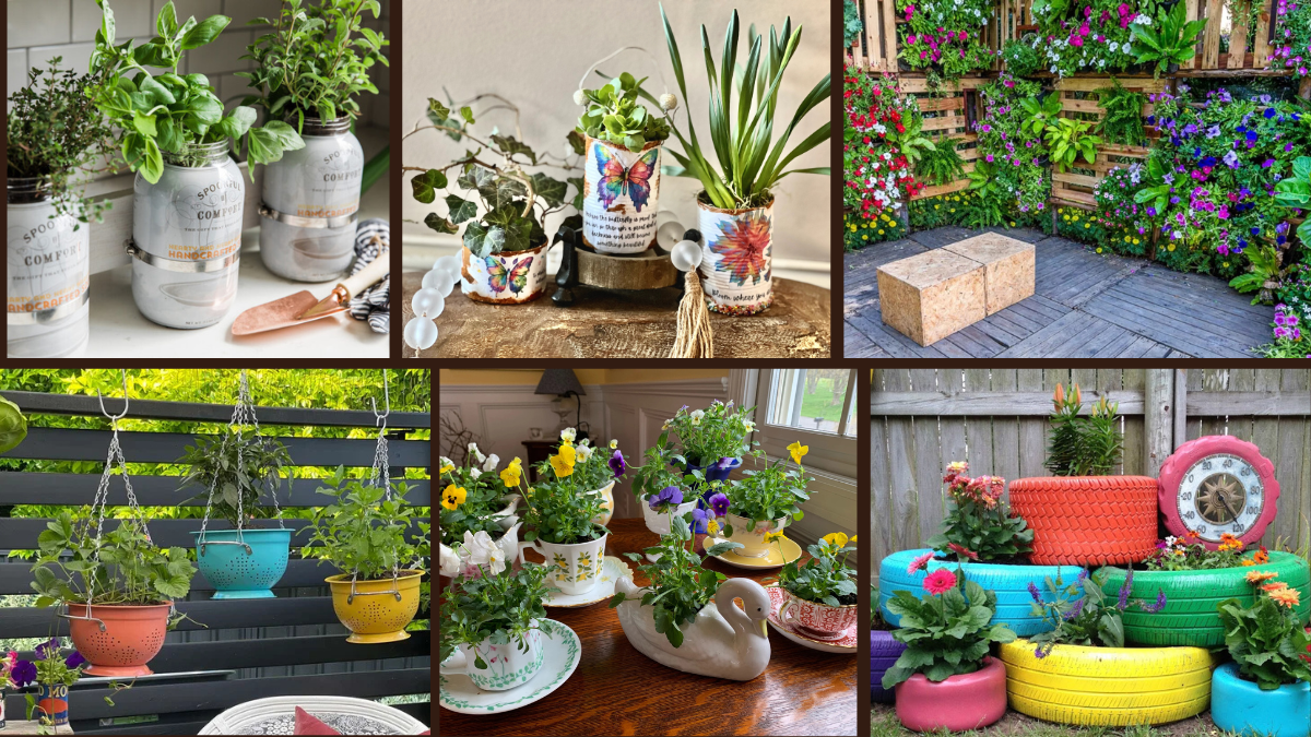 8 DIY Planter Ideas for Garden Makeovers