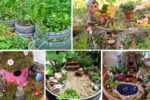 Miniature Garden Ideas Using Recycled Items