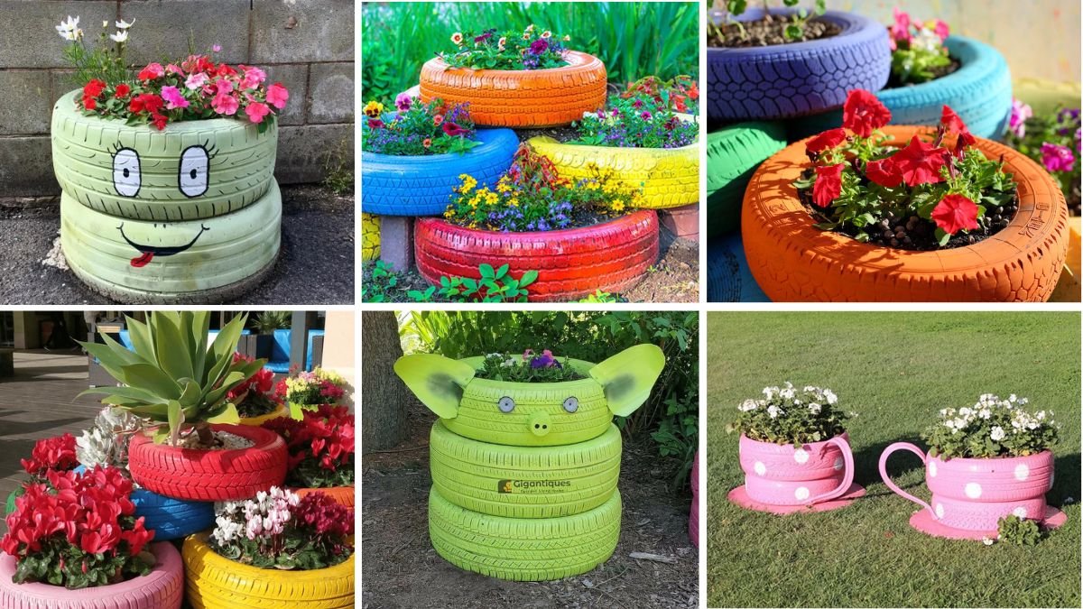 6 Creative Tire Flower Beds to Add Fun to Your Garden