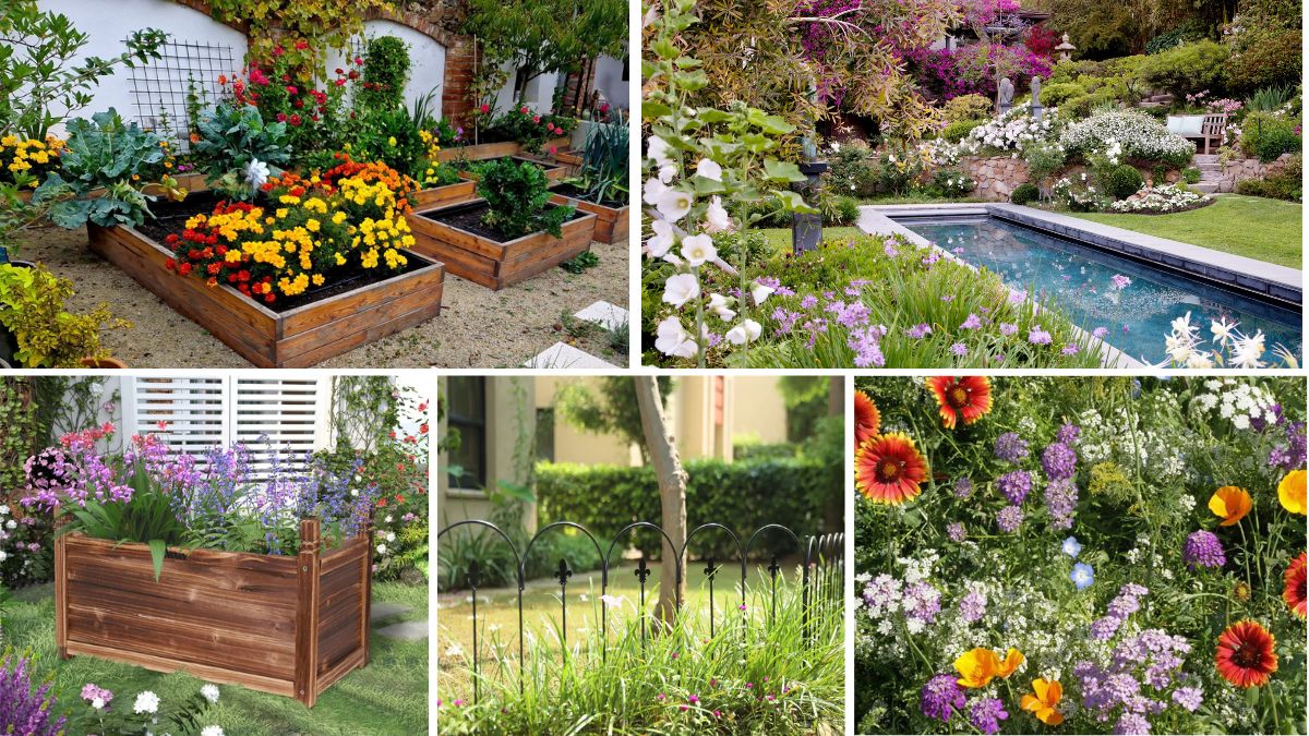 5 Rustic Farmhouse Flower Bed Ideas with Timeless Appeal