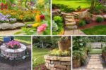 5 Gorgeous Stone-Rimmed Flower Beds for a Natural Touch