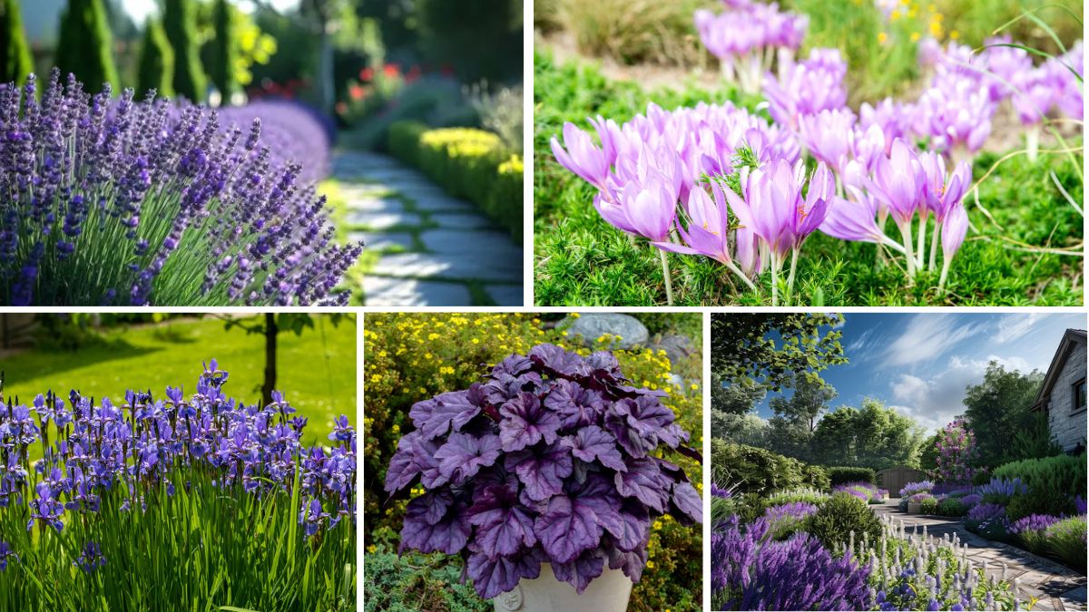 5 Gorgeous Purple Flower Beds for a Royal Touch
