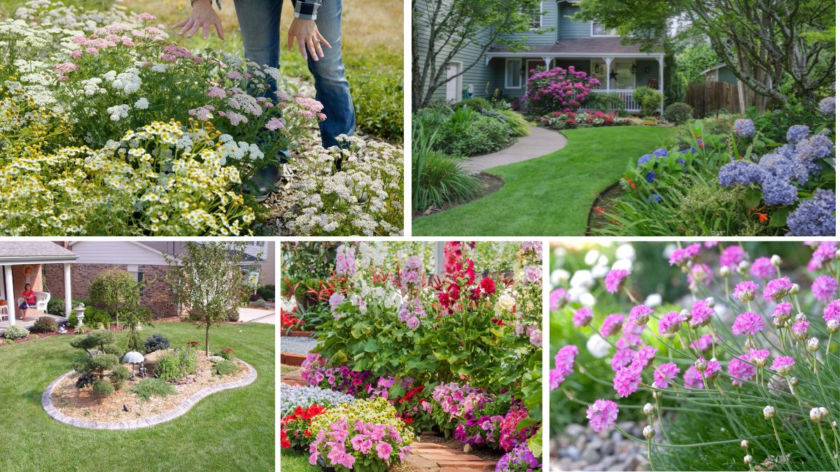 5 Outdoor Kitchen Flower Bed Designs