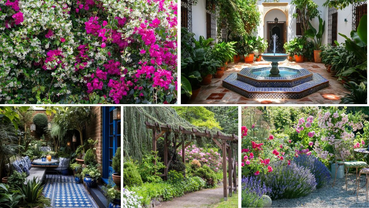 5 Moroccan-Inspired Flower Bed Designs