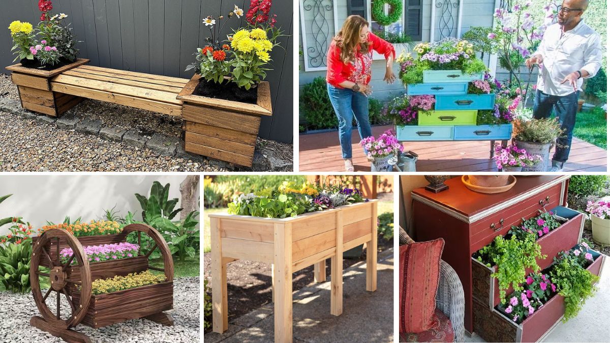 5 Creative Repurposed Furniture Flower Beds to Add Charm to Your Garden