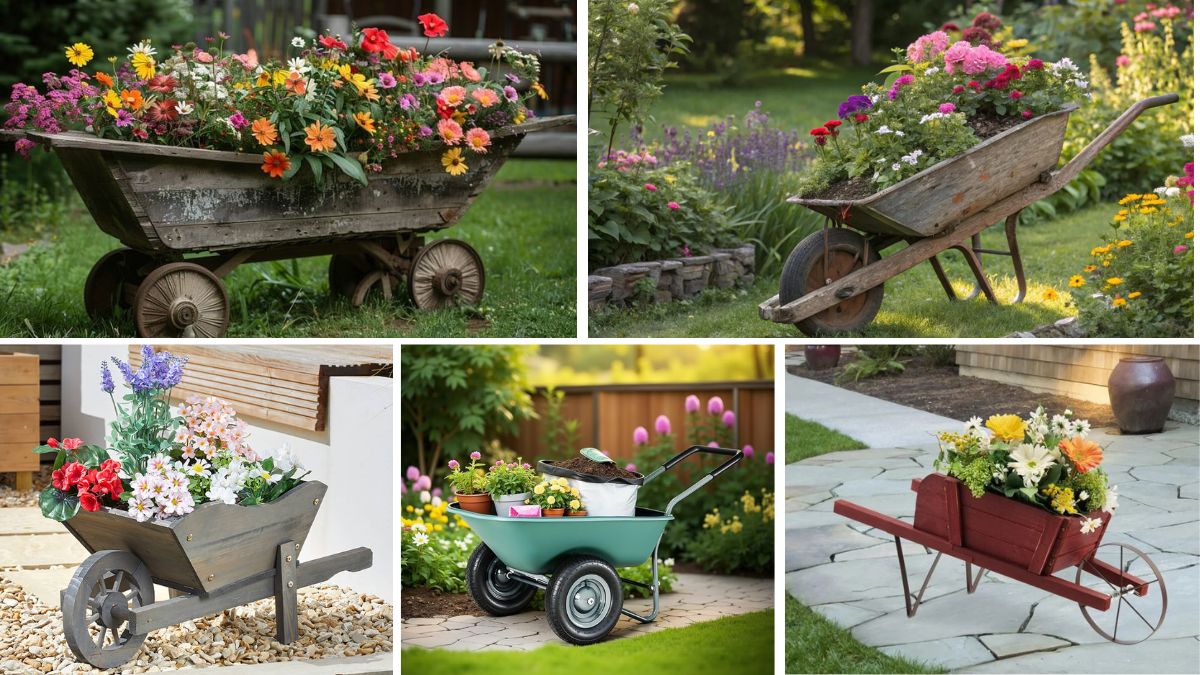 5 Unique Wheelbarrow Flower Beds to Beautify Your Outdoor Space