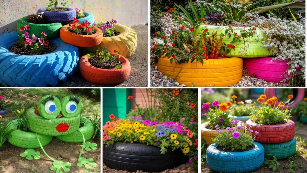 5 Creative Tire Flower Beds to Add a Fun Twist to Your Garden