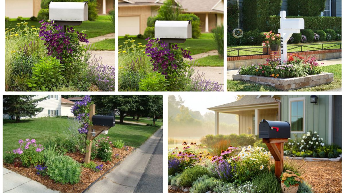 5 Mailbox Flower Bed Ideas to Beautify Garden Entrances